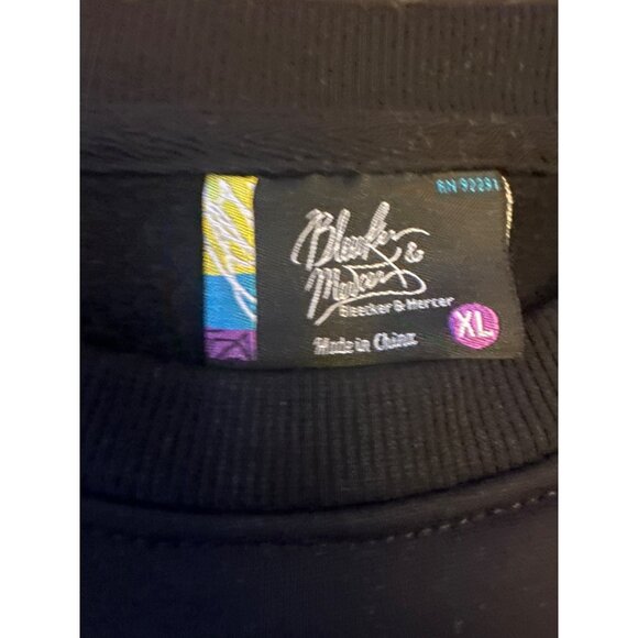 Bleeker & Mercer XL Born With Silver Spoon Teddy Sweatshirt Streetwear - Picture 3 of 6